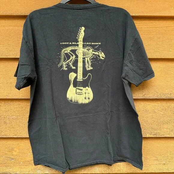 Fender Guitar House of Blue 'I Got a Black Cat BoneY2K T-Shirt Size XL - Picture 8 of 12